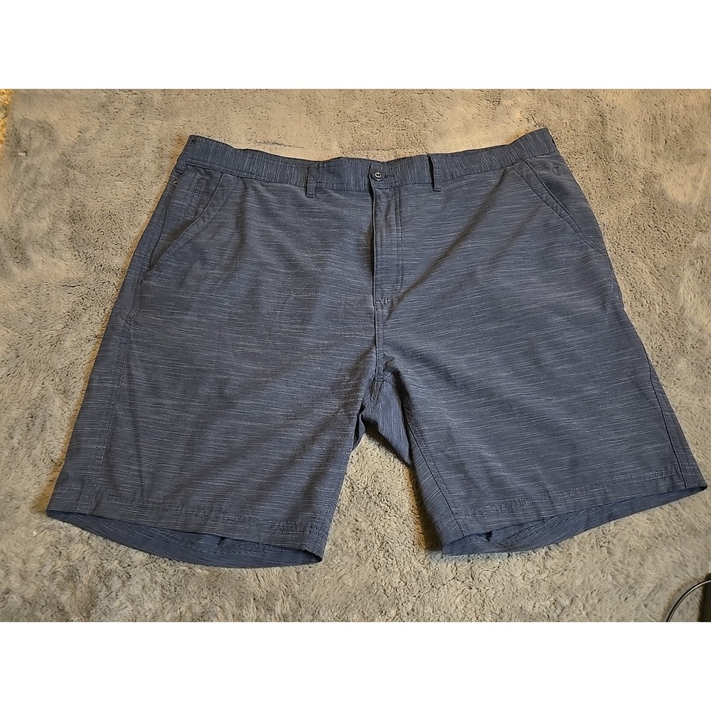 Weekender Casual Life Mens 42 Blue Golf Shorts‎ Stretch Flat Front Performance